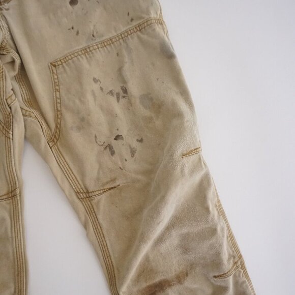Carhartt Sandstone Tan Double Knee '19 Relaxed Fit Carpenter Painter Pants 34X34 - Picture 8 of 16